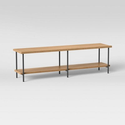 Wood And Metal TV Stand For TVs Up To 60" - Room Essentials™
