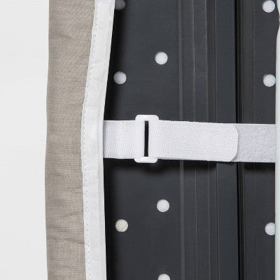 Standard Ironing Board Cover Gray - Room Essentials™: Scorch-Resistant, Cotton & Polyester, Padded, 56"x18.5"
