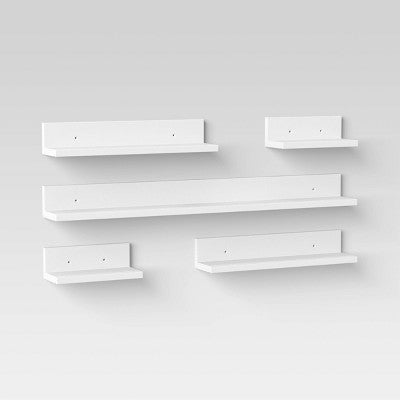 5pk Wall Shelf Picture Ledge - Room Essentials™