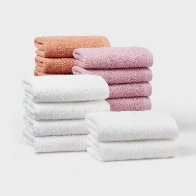 18pk Everyday Washcloths - Room Essentials™
