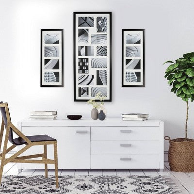 Thin Collage Holds 12 Photos Black - Room Essentials™