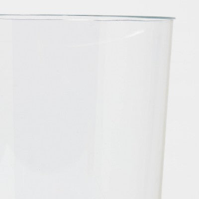 Solid Bathroom Wastebasket Clear - Room Essentials™