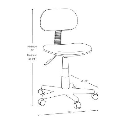 Task Chair Black - Room Essentials™