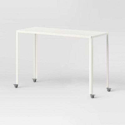 45" Metal Rolling Computer Desk - Room Essentials™