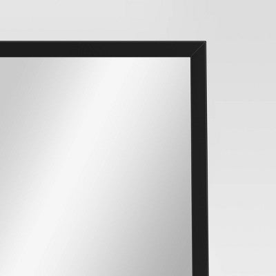 14"x58" Easel Mirror Black - Room Essentials™