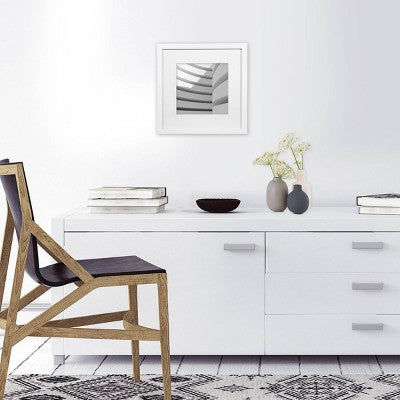  12" X 12" Matted To 8" X 8" Thin Gallery Frame - Room Essentials