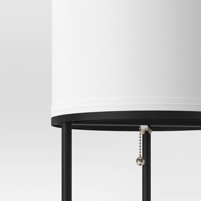  Shelf Floor Lamp Black - Room Essentials™