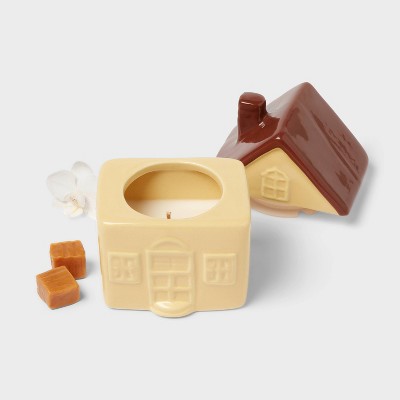  Cabin Figural Ceramic Biscuits At Brunch Jar Candle - Room Essentials™