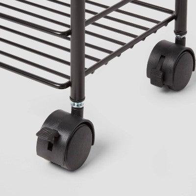  Metal Shower Caddy Tower Black - Room Essentials™