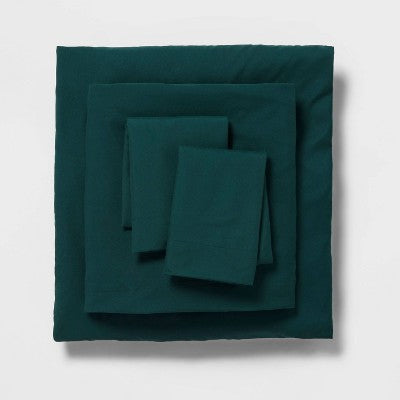  Savor Microfiber Reversible Comforter & Sheets Set Pink/Off White/Green - Room Essentials™