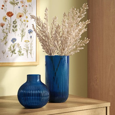  Ribbed Vase Tall - Room Essentials™